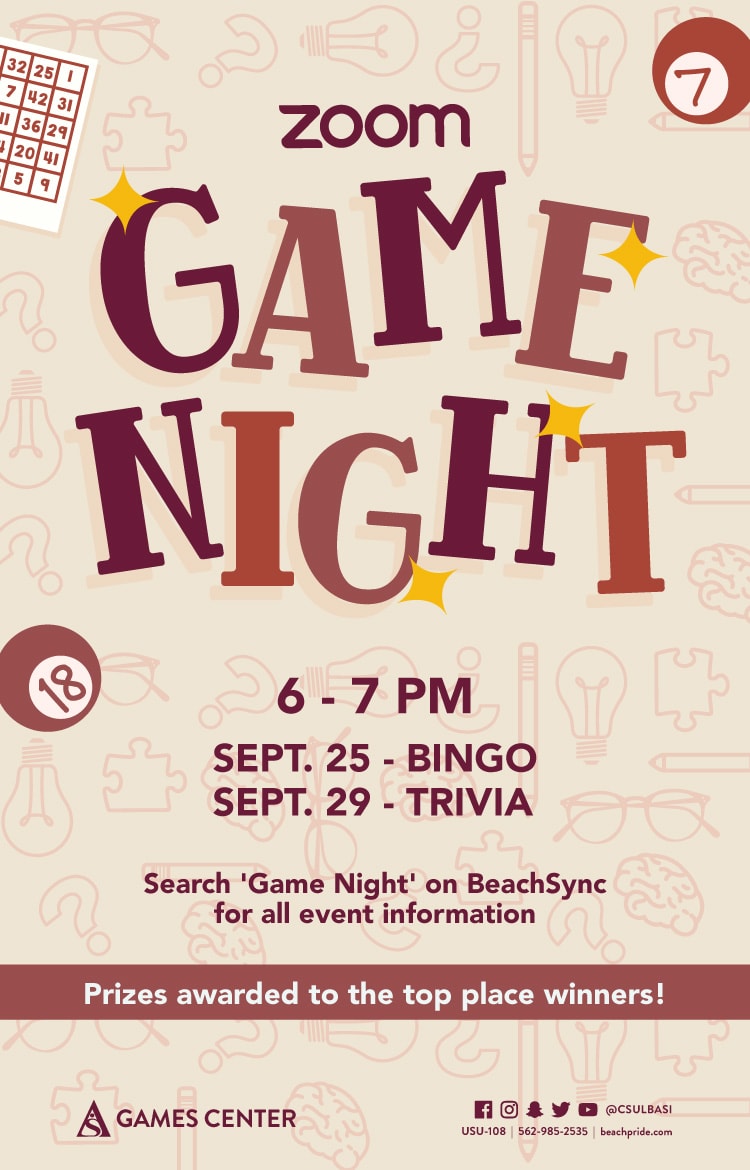 BPE Game Night poster