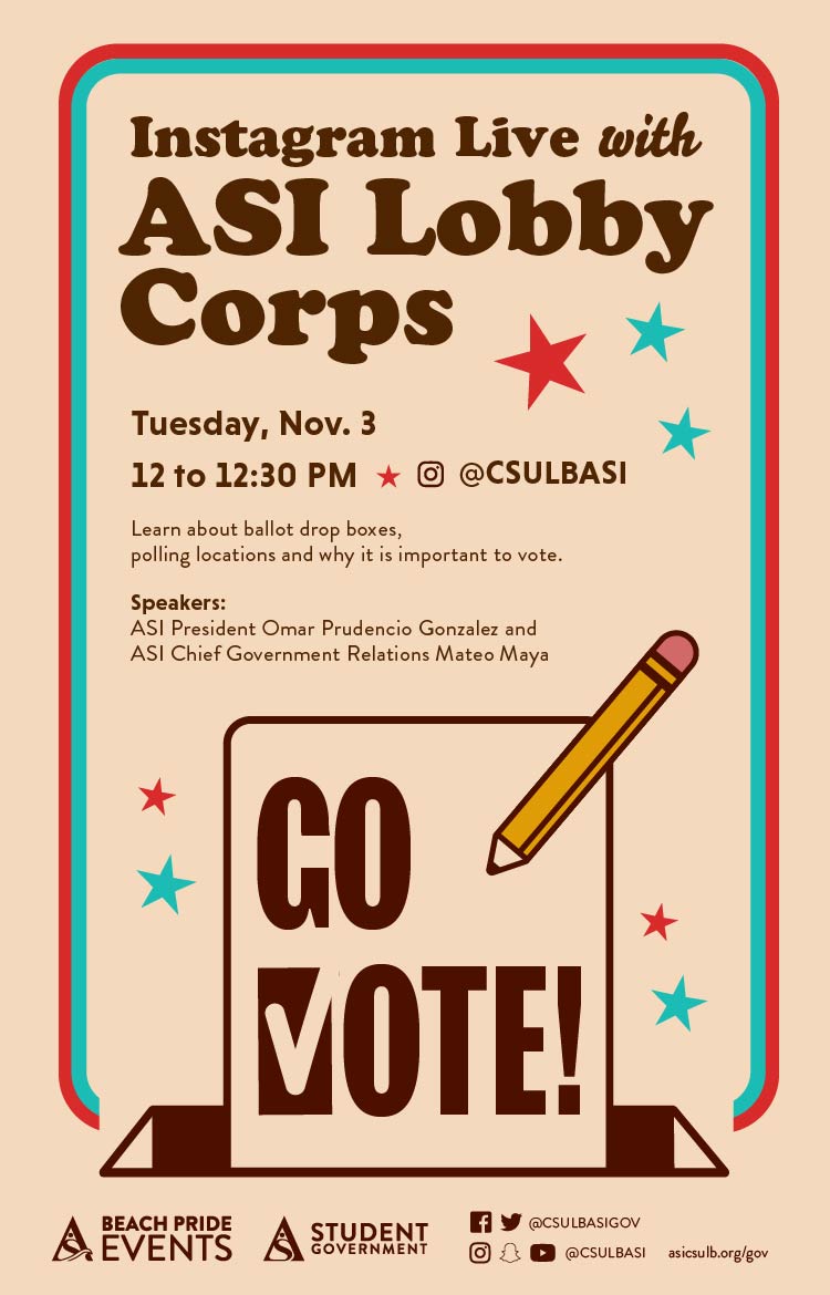 Lobby Corps Go Vote Poster