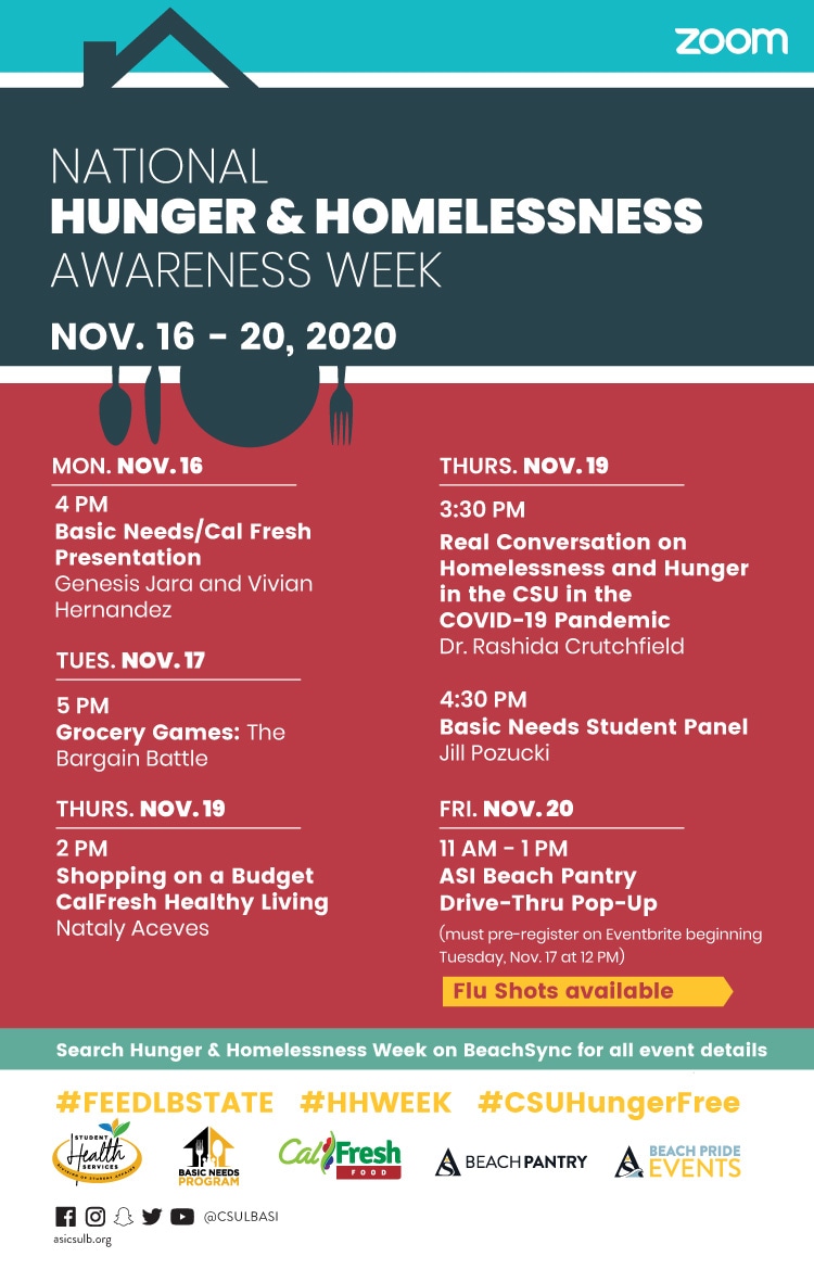 Hunger And Homelessness Awareness Week Poster