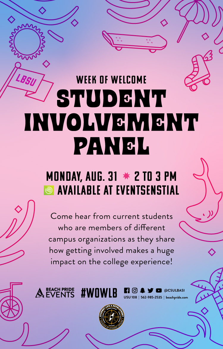week of welcome student involvement poster