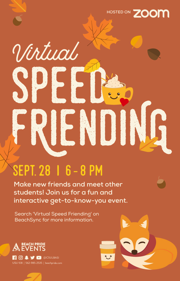 Virtual Speed Friending poster
