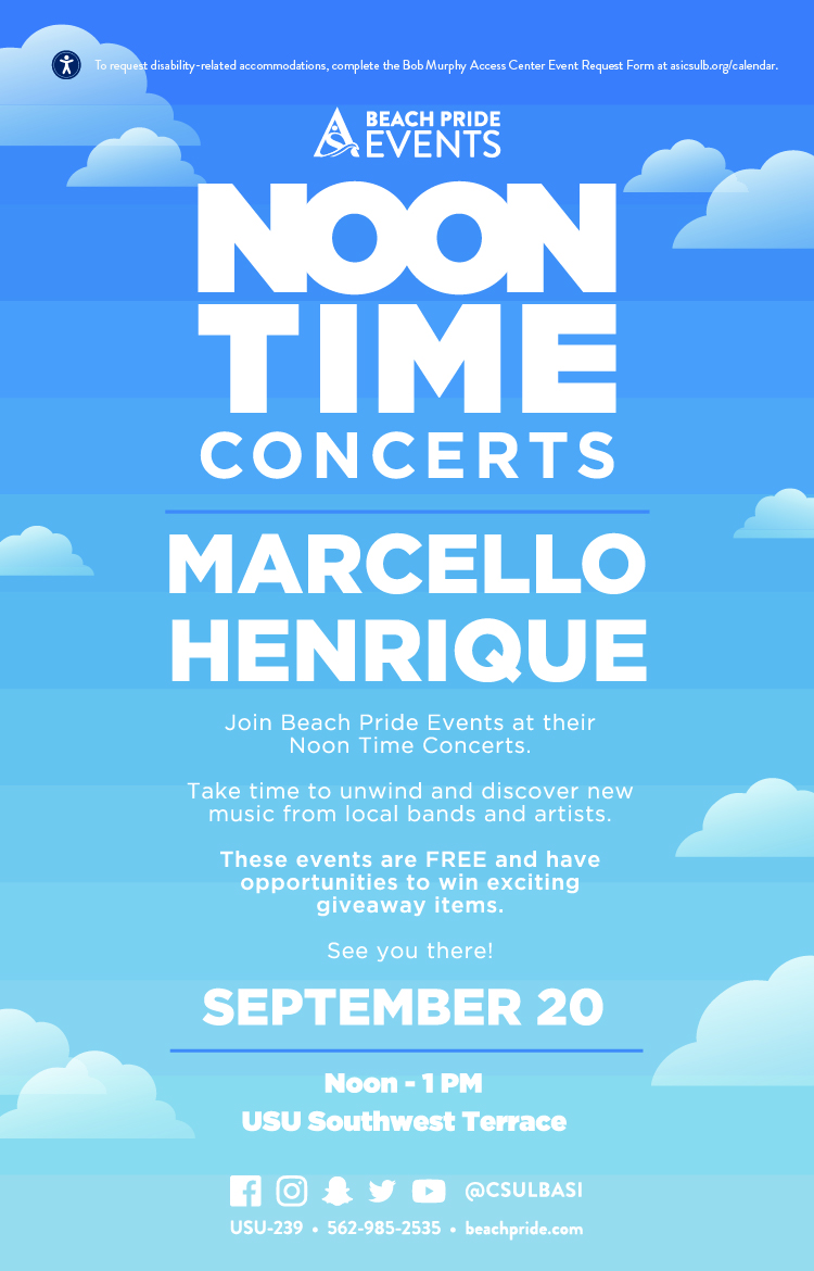 noontime concerts marcello poster