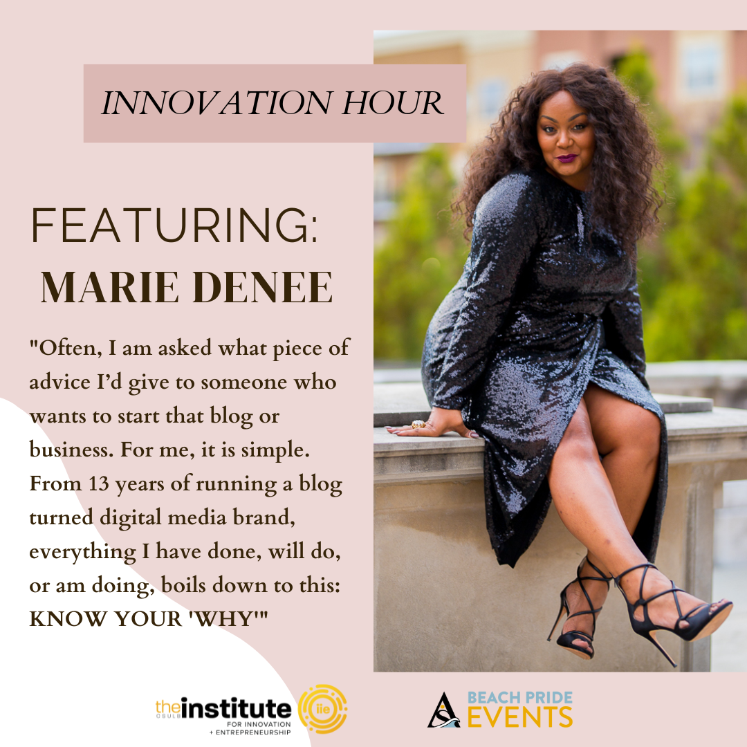 marie denee innovation hour poster