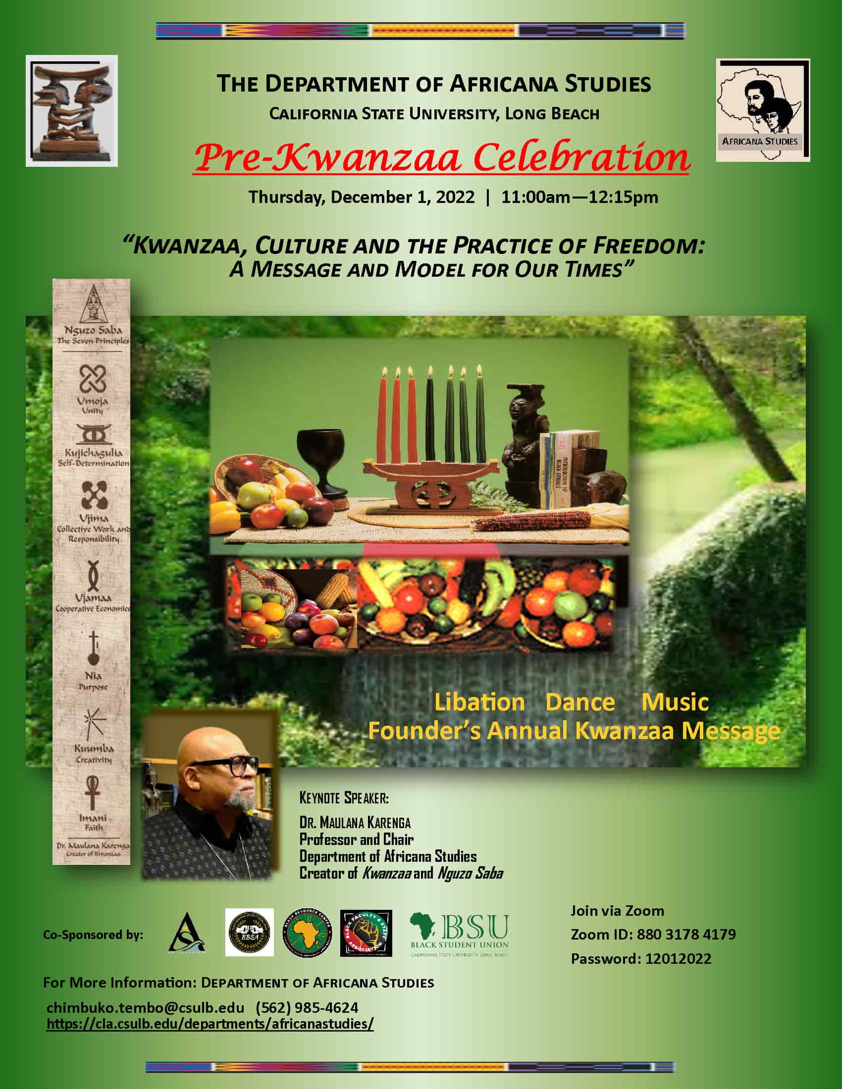 Pre-Kwanzaa Celebration poster image