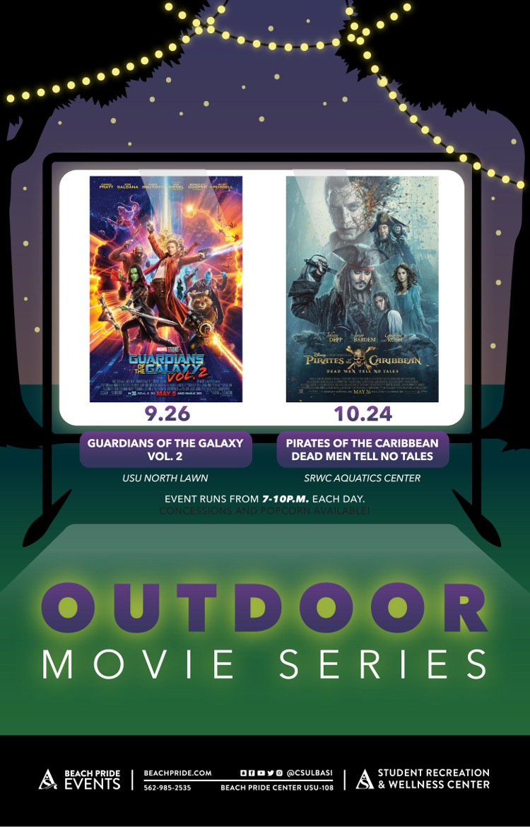 Outdoor movie series poster