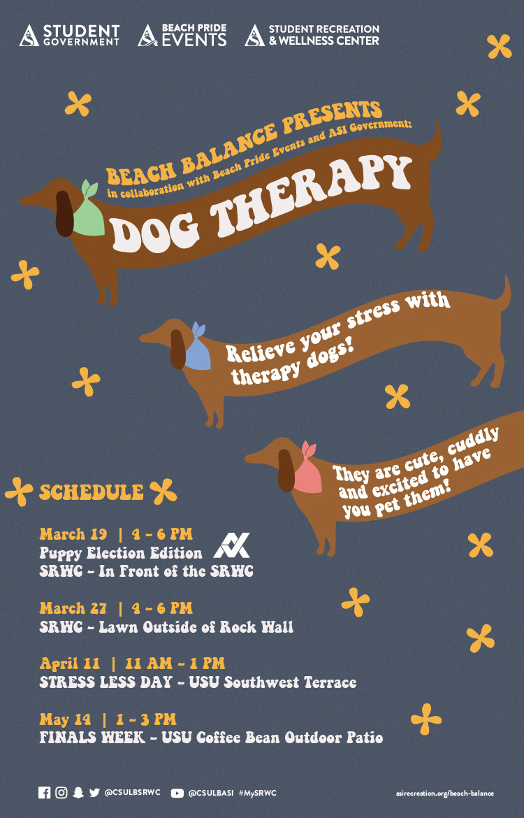 dog therapy poster