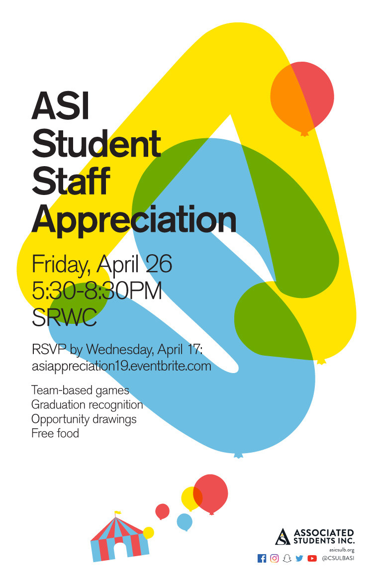 student staff appreciation poster
