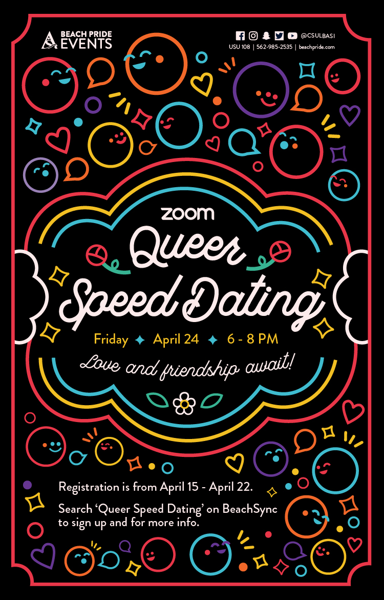 queer speed dating poster