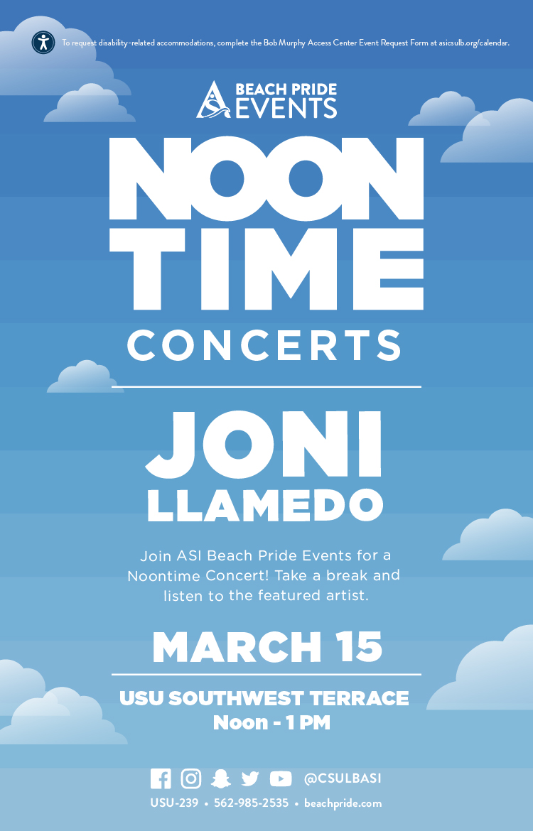 Noon Time Concerts March Poster
