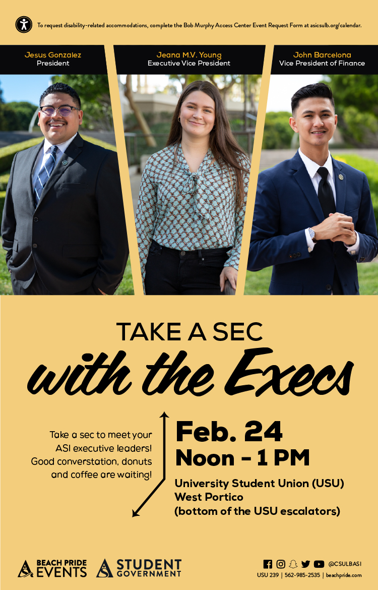 Take a Sec with the Execs poster
