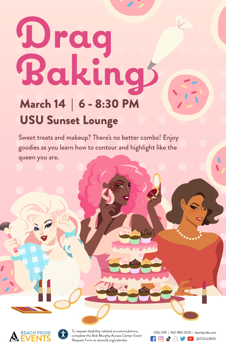 drag baking poster
