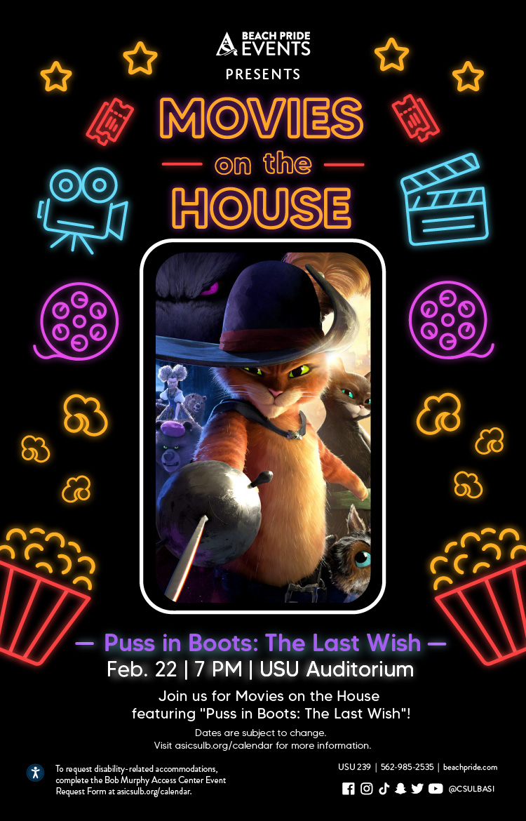 puss and boots movie night poster
