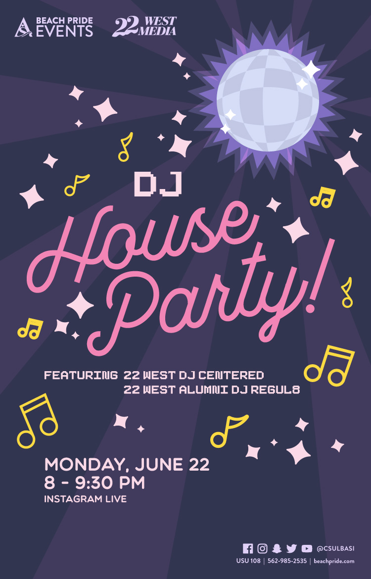 dj house party poster