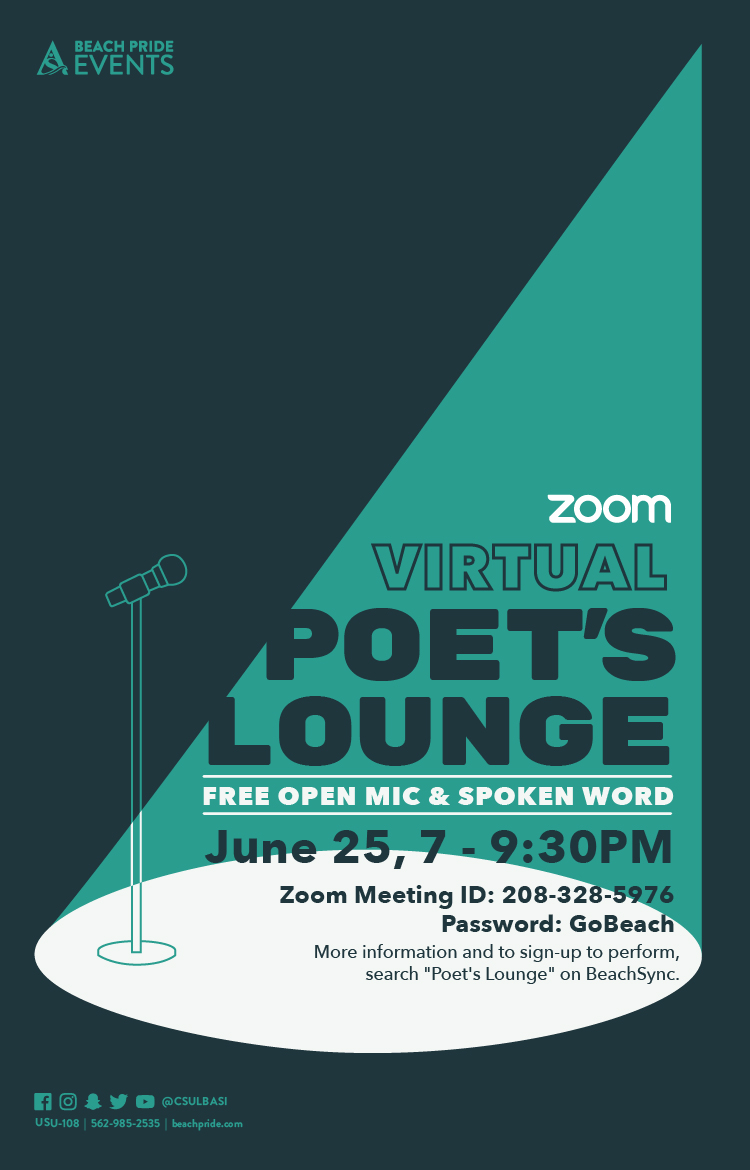 poets lounge poster