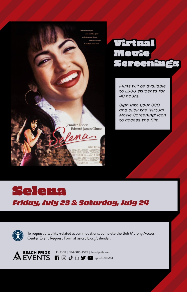 Selena Virtual Event poster