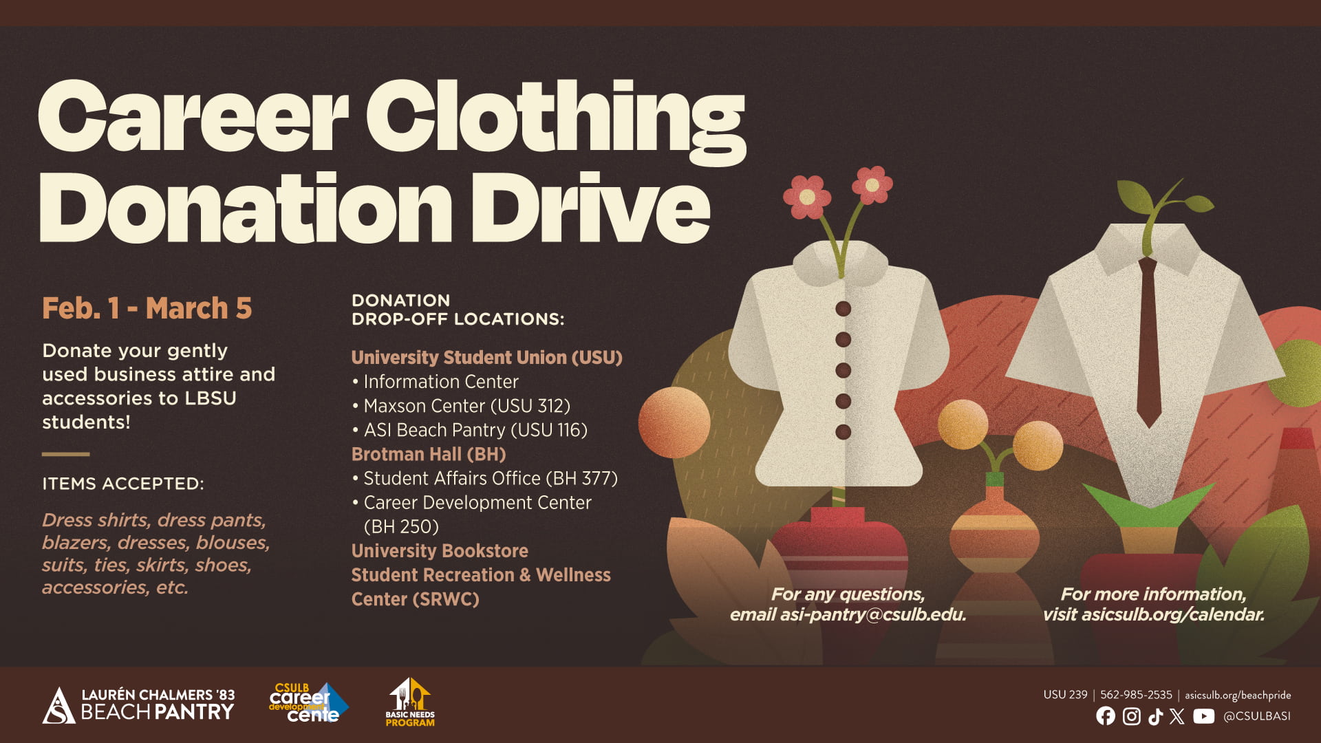 
            Career Clothing Donation Drive