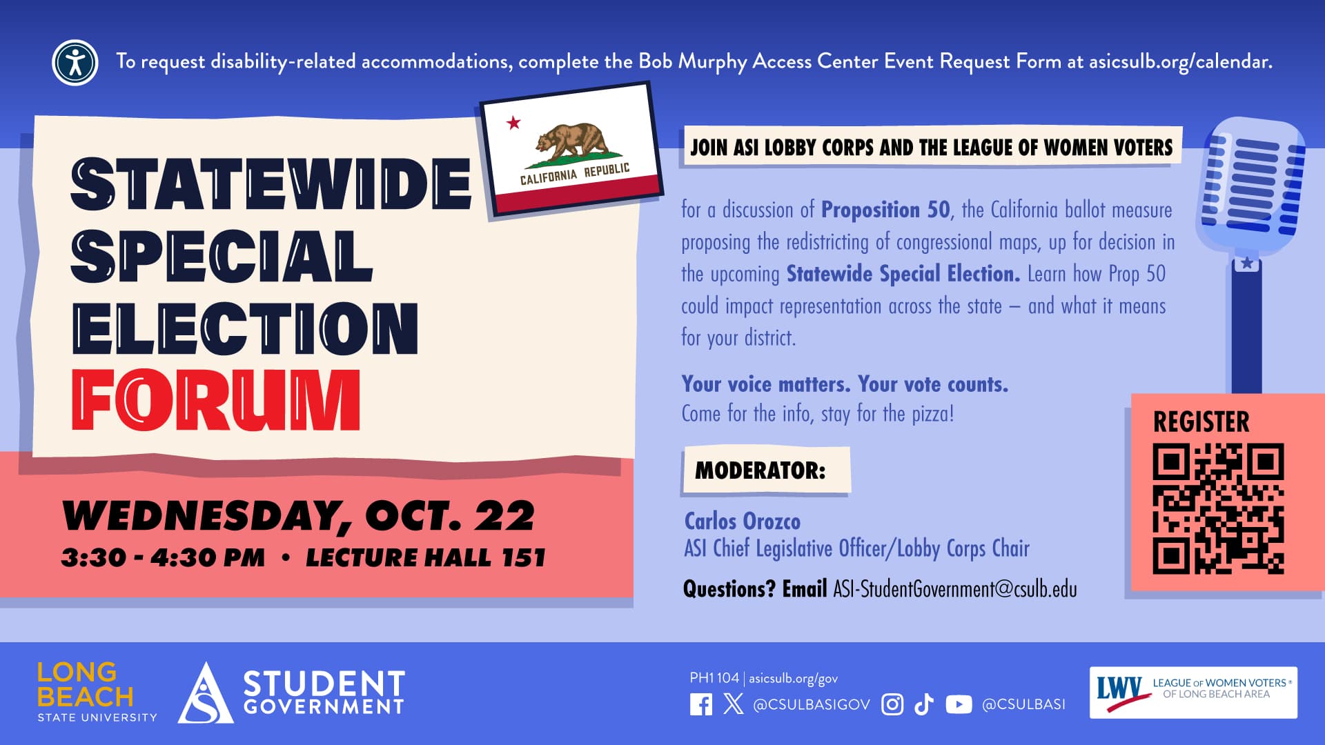 
Statewide Special Election Forum