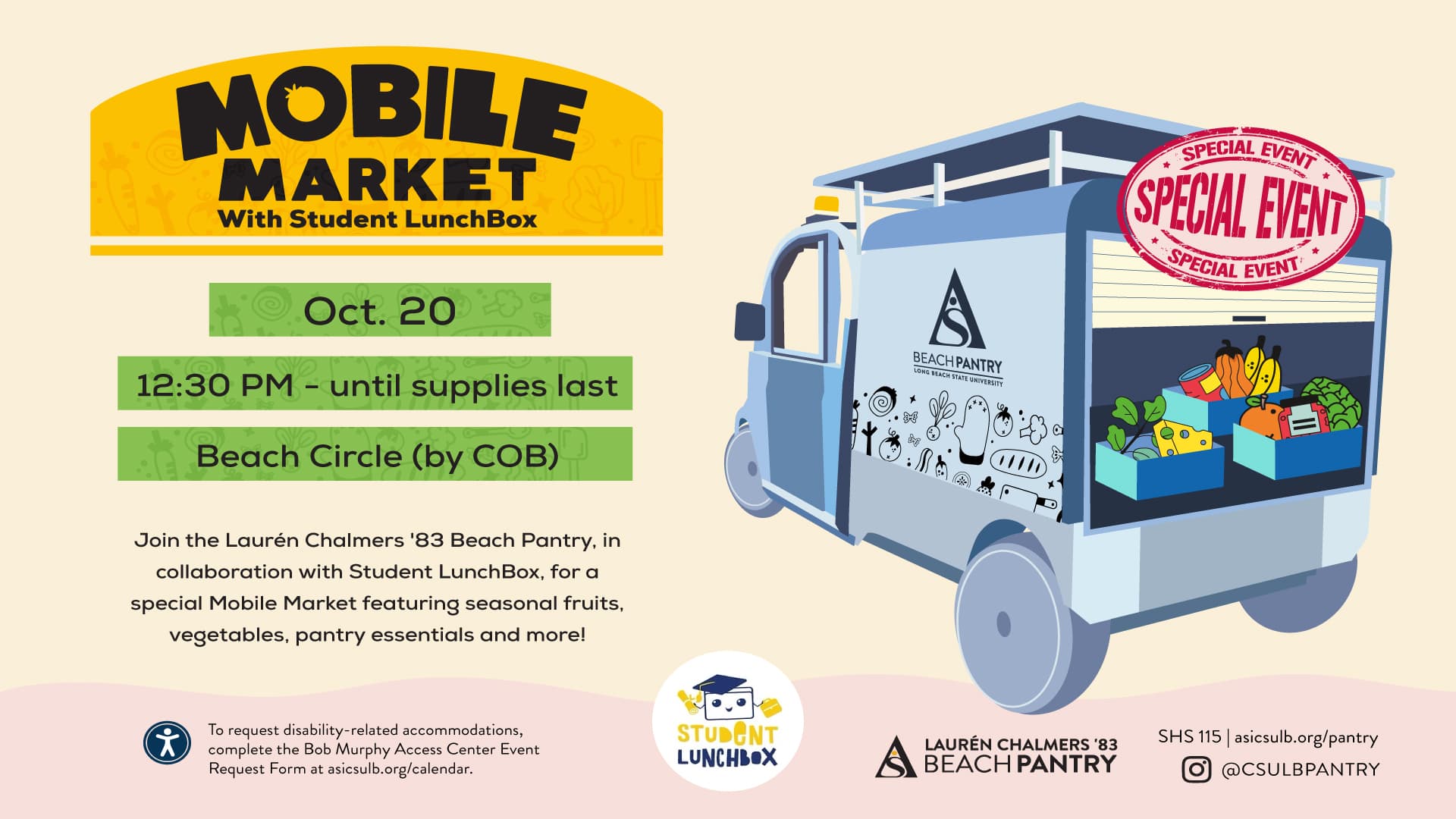 Mobile Market with Student LunchBox