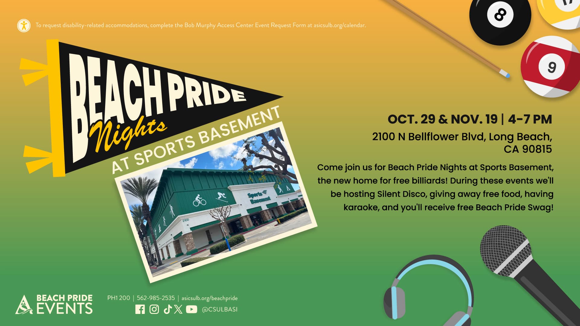 Beach Pride Nights at Sports Basement