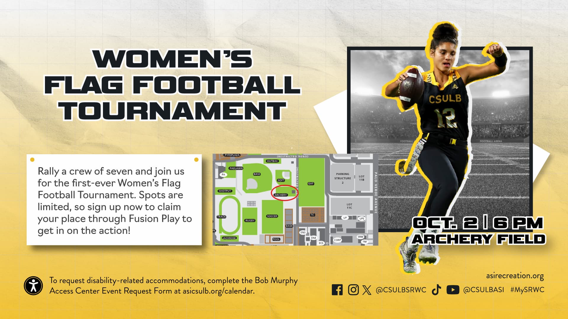 
Women's Flag Football Tournament
