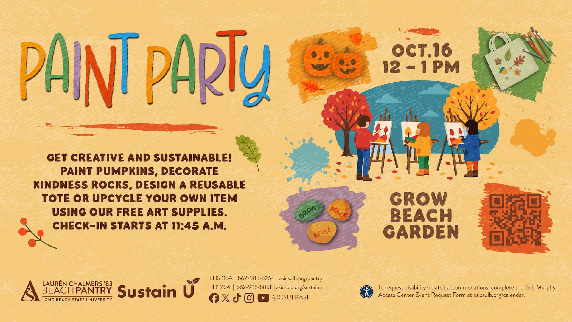 
Paint Party: A Fall Sustainability Celebration