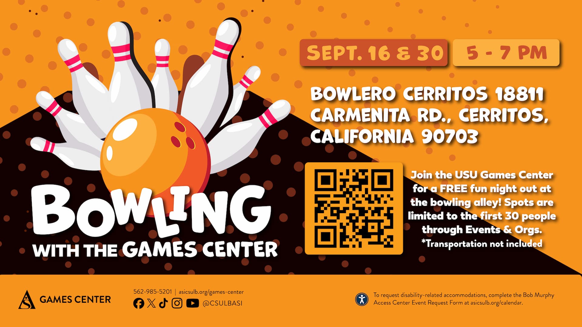 Bowling with the Games Center