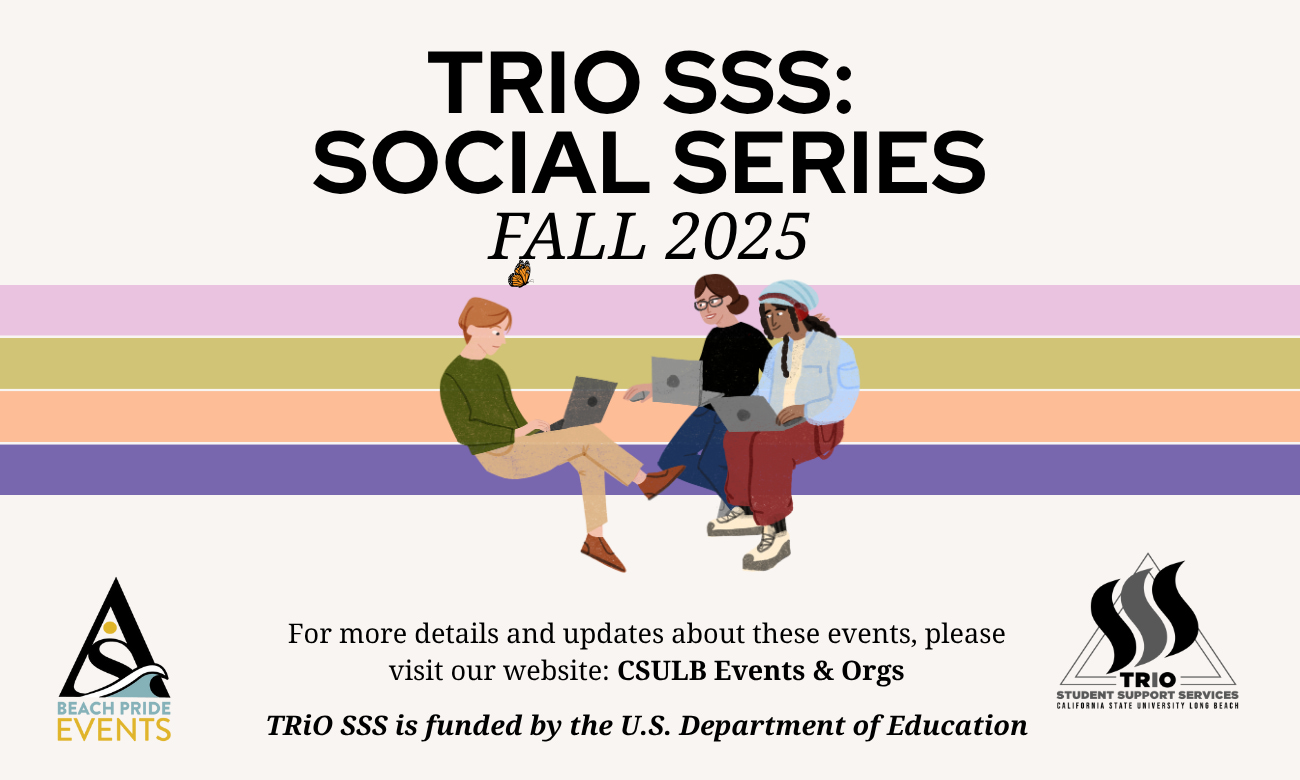TRiO Midterm Study SessionOct. 712:30 p.m.PH1 101