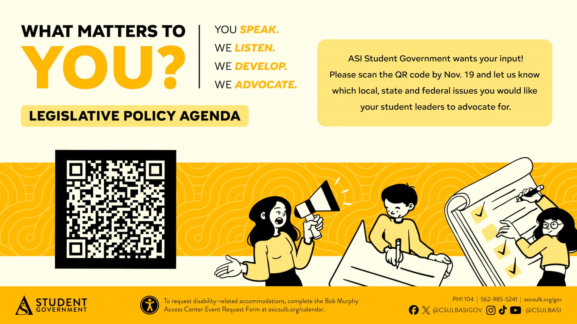 Legislative Policy Agenda Student Input
