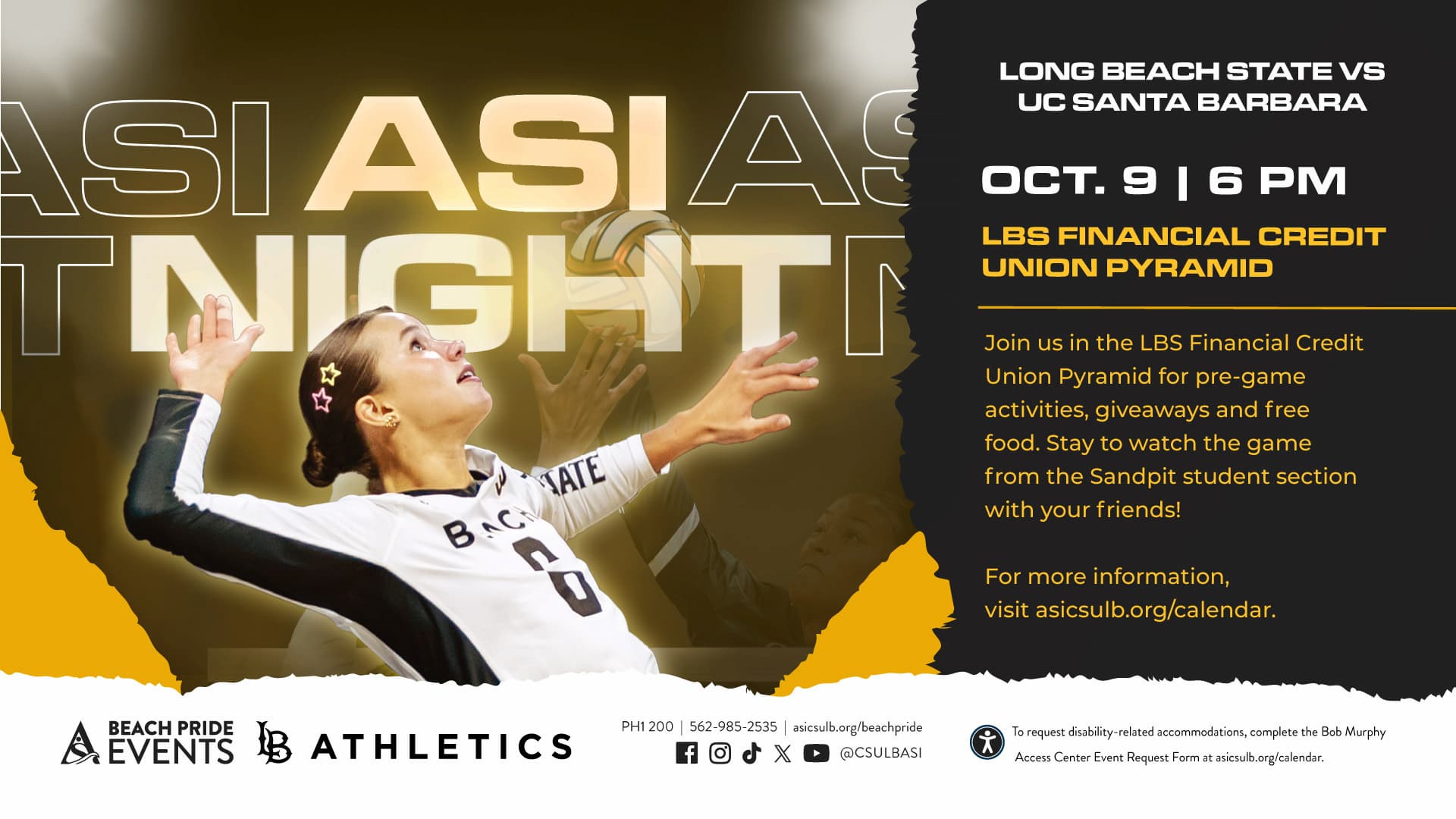 ASI Night: Women's Volleyball