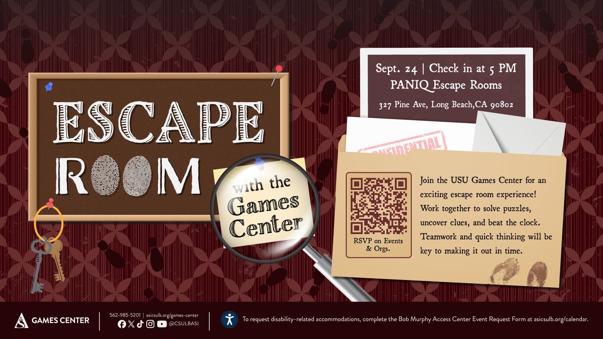 Escape Room with the Games Center