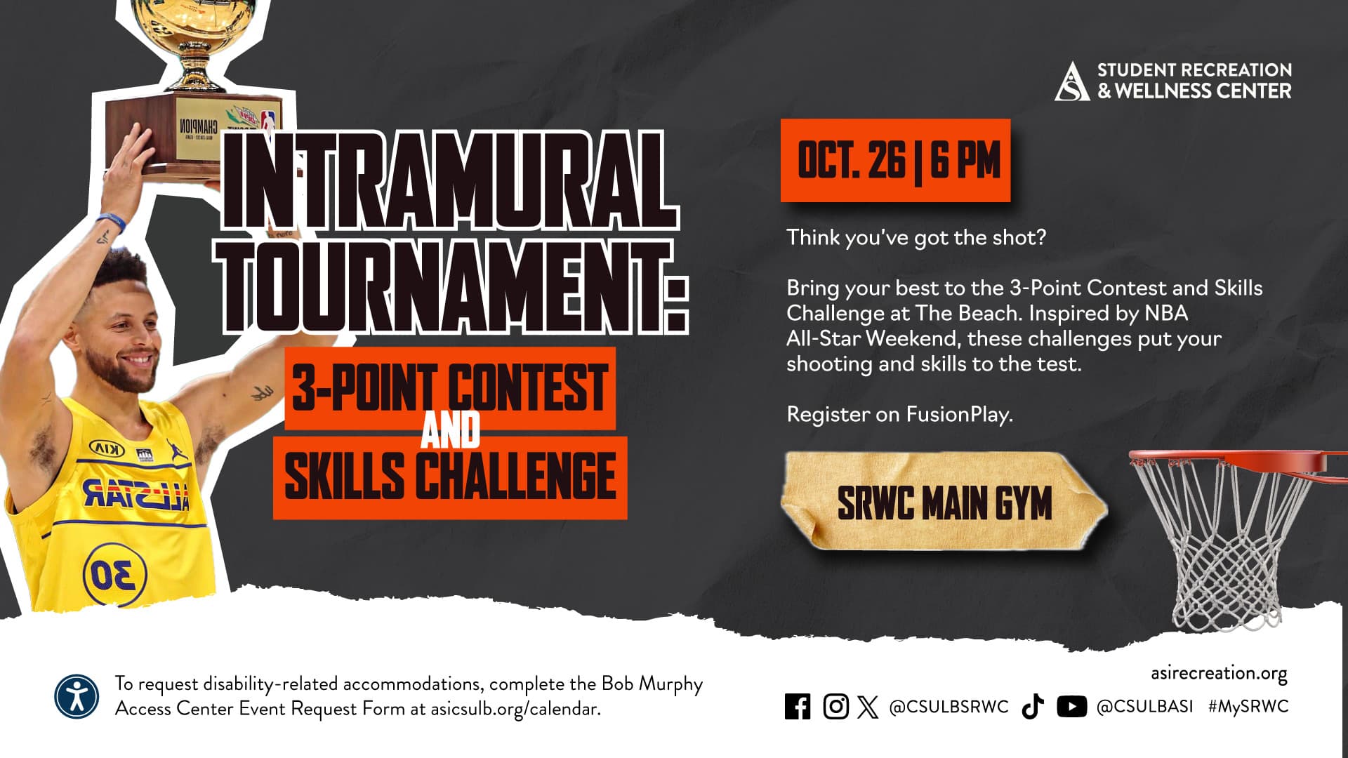 Intramural Tournament: 3-Point Contest and Skills Challenge

