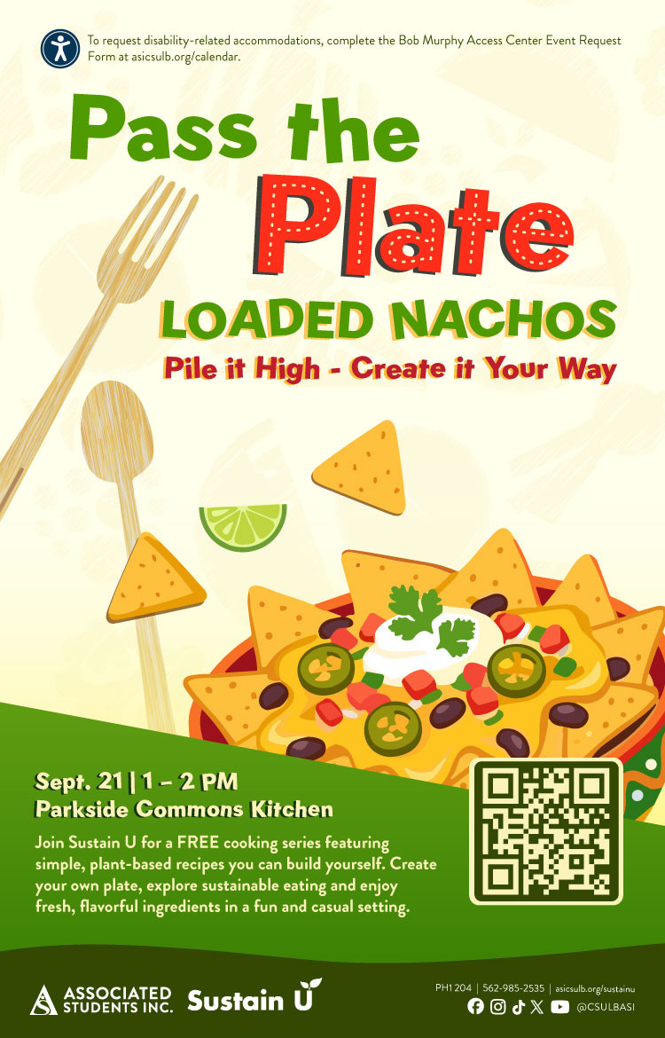 Pass the Plate: Loaded NachosSept. 211 - 2 p.m.Parkside Commons