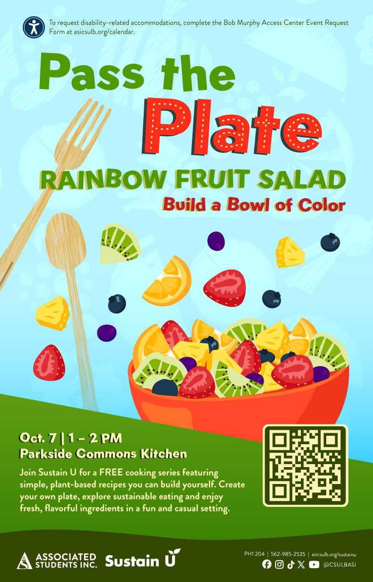 Pass the Plate: Rainbow Fruit SaladOct. 71 - 2 p.m.Parkside Commons