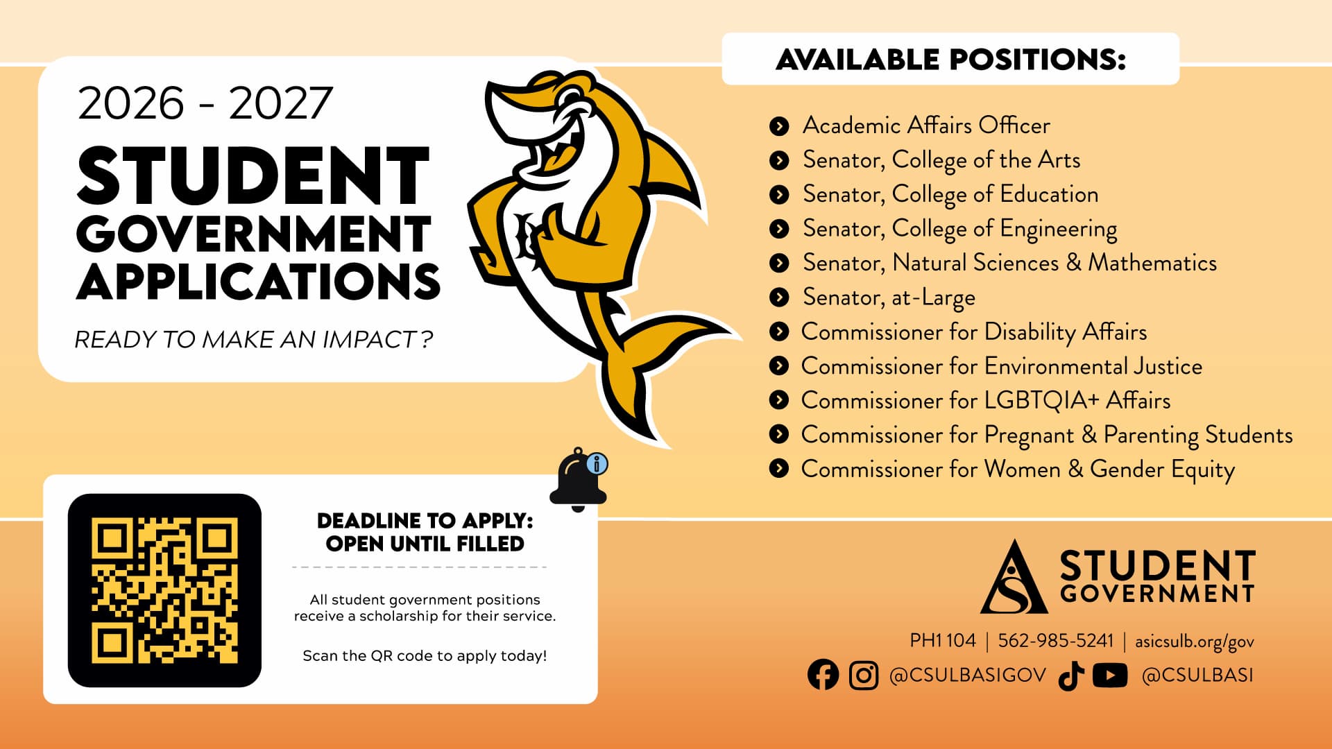 Student Gov Applications