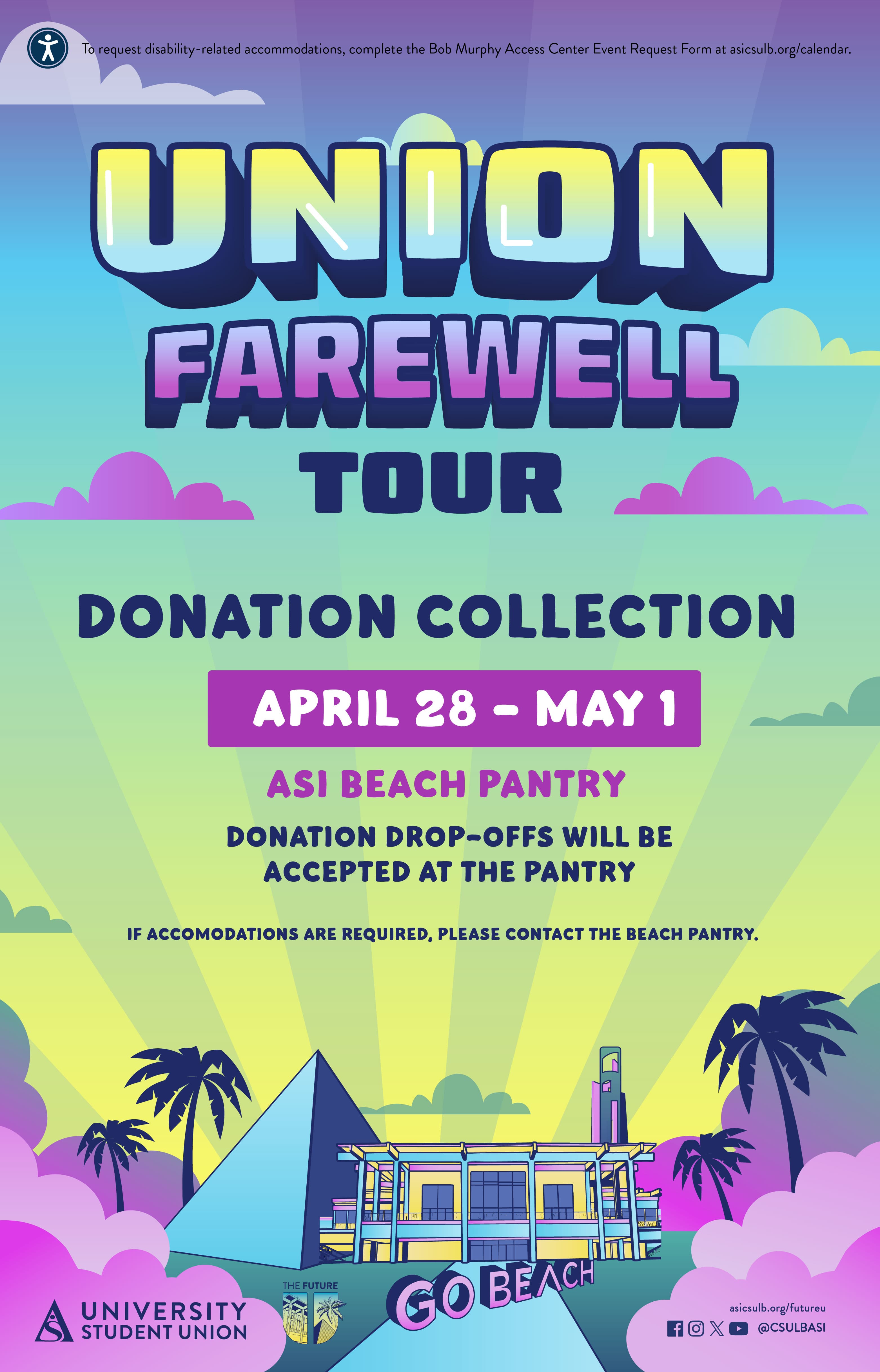 Donation CollectionApril 28 - May 1