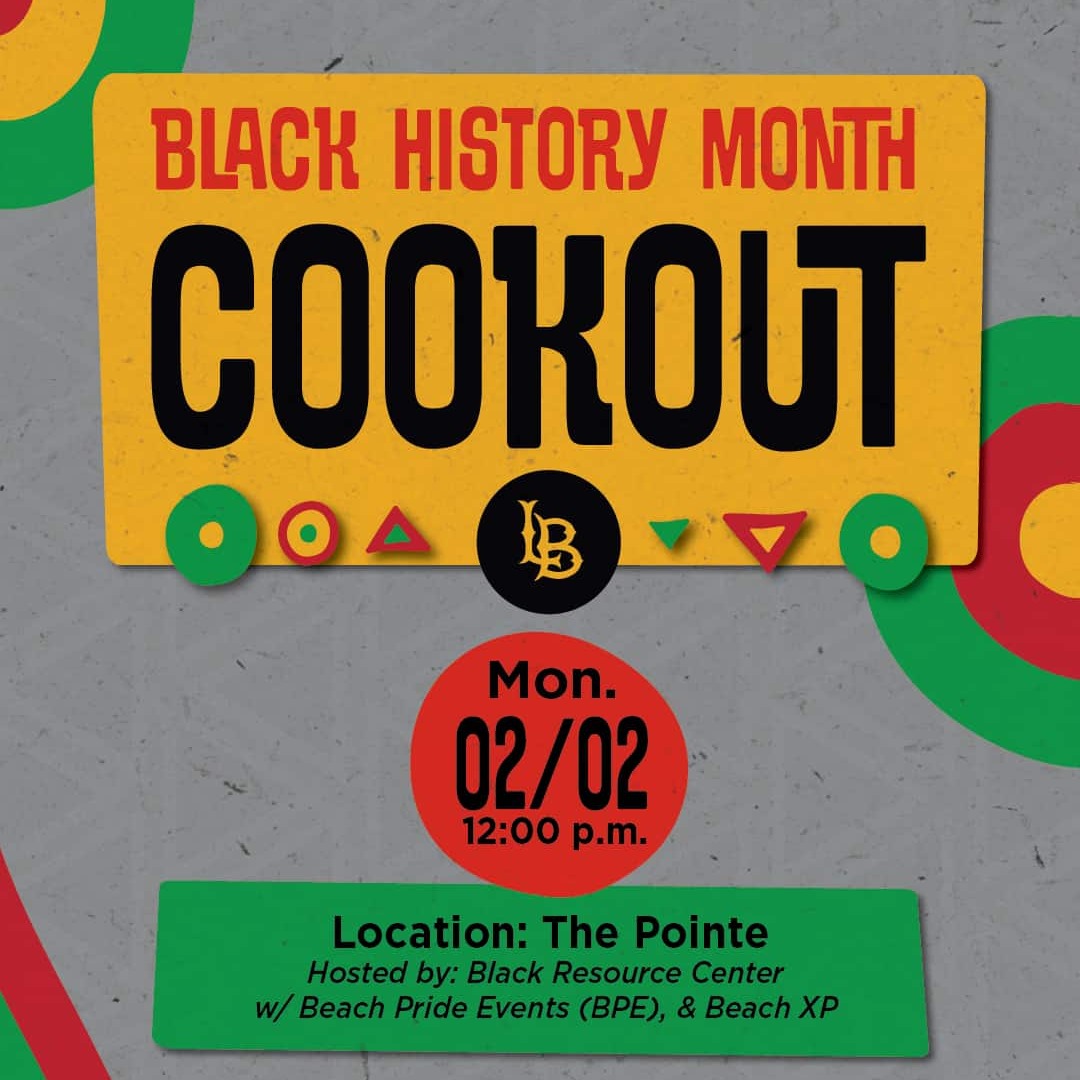 Black History Month Cookout Feb. 2 12 to 2 p.m. The Pointe