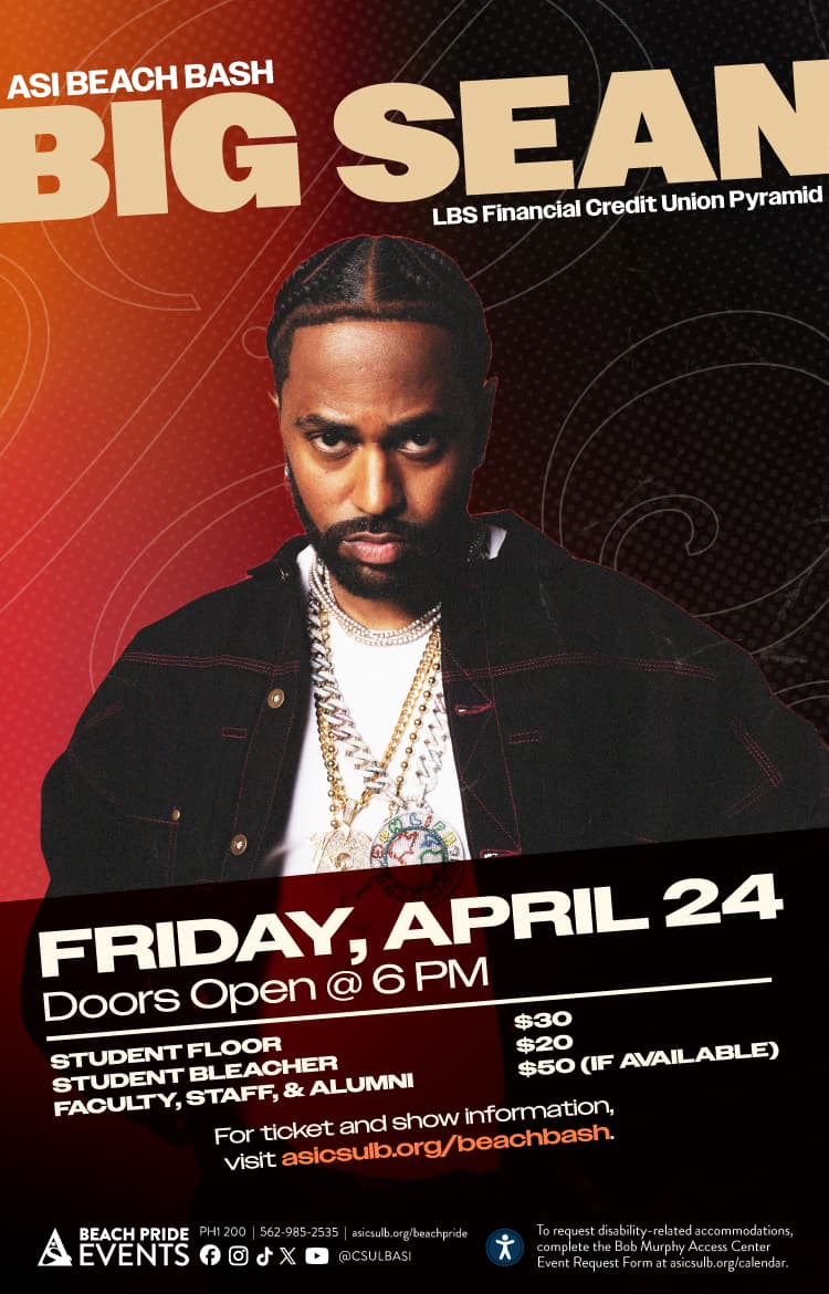 ASI Beach Bash At the LBS Financial Credit Union Pyramid Friday, April 24. Doors open at 6 p.m.