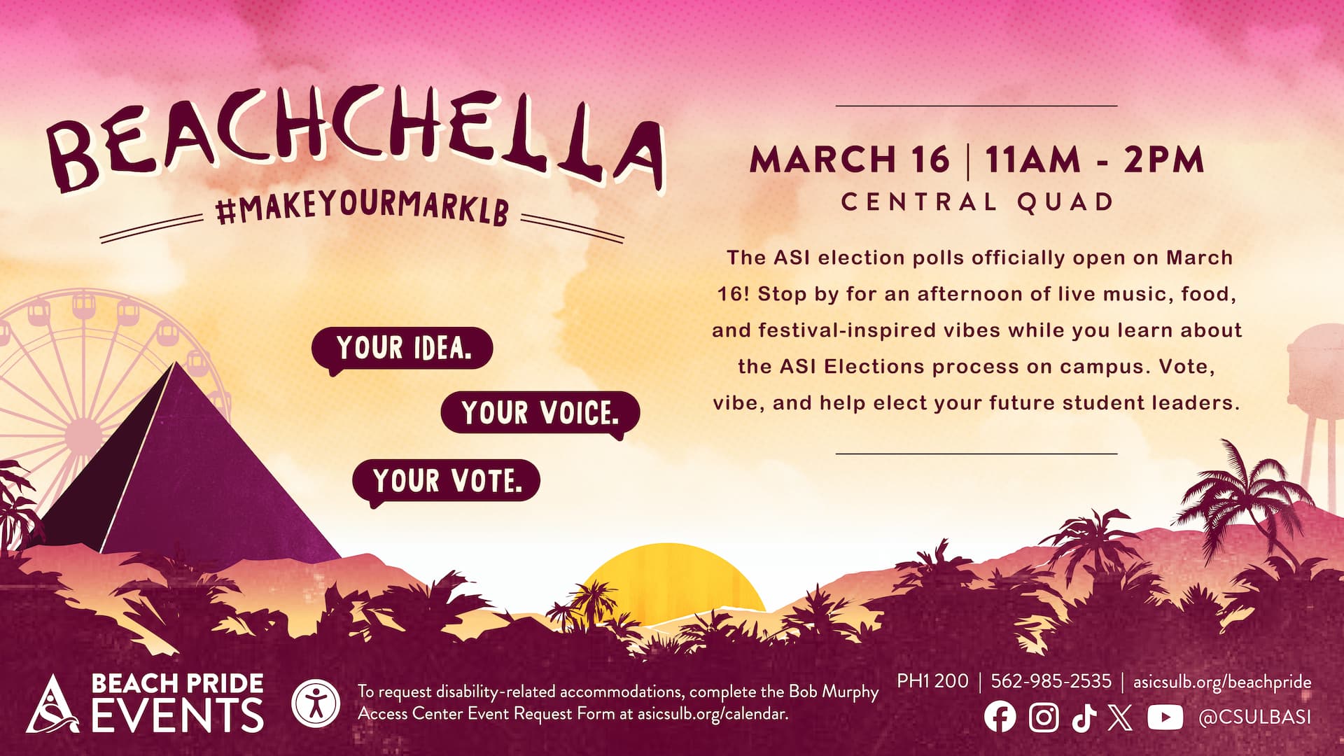
BeachChella: ASI Elections Kickoff Festival