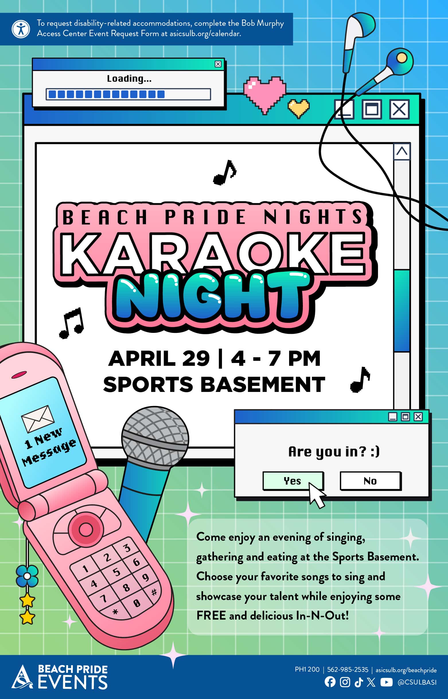 Karaoke Night
April 29
4 to 7 p.m.
Sports Basement
