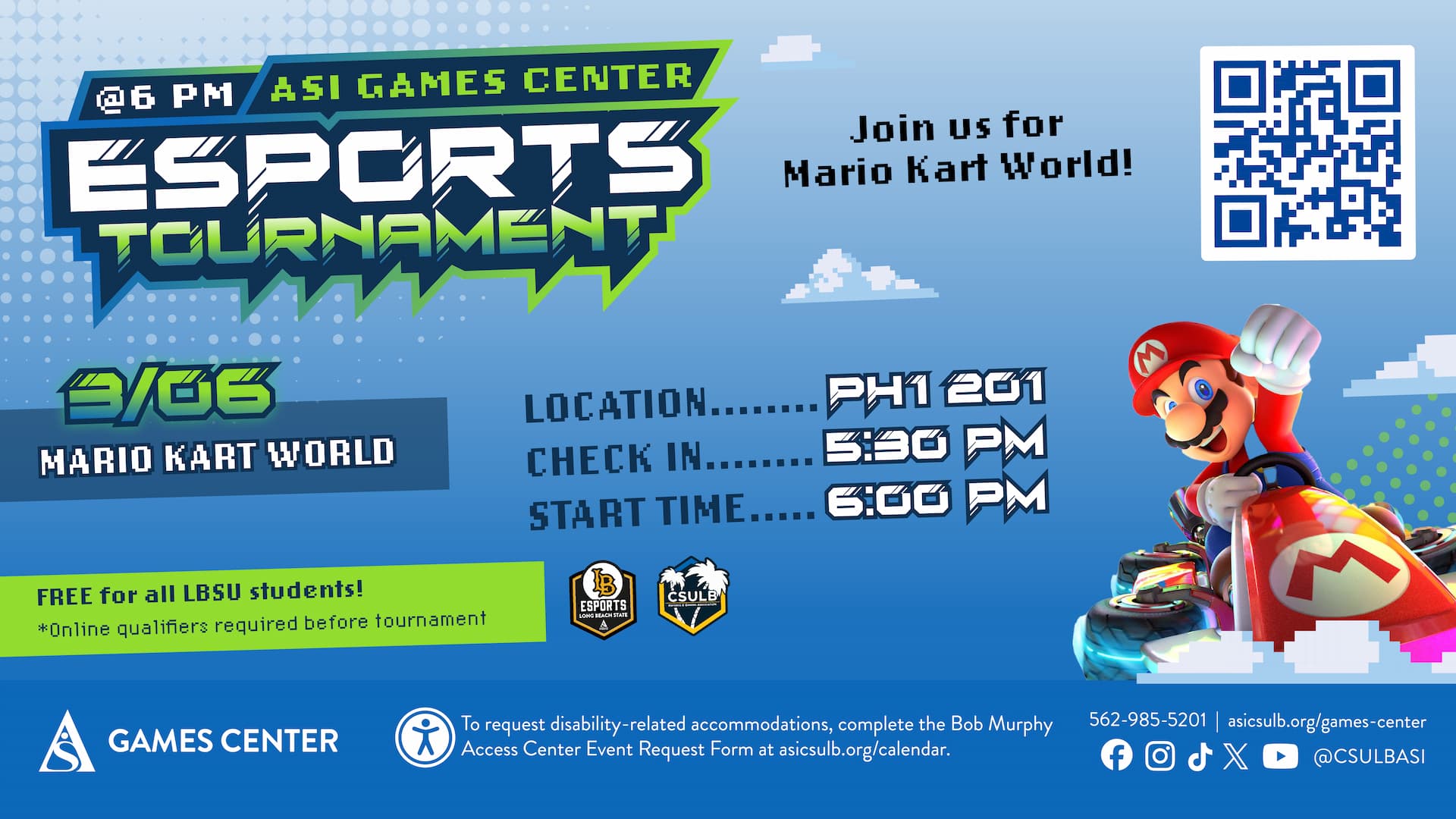 
Esports Tournaments: Mario Kart