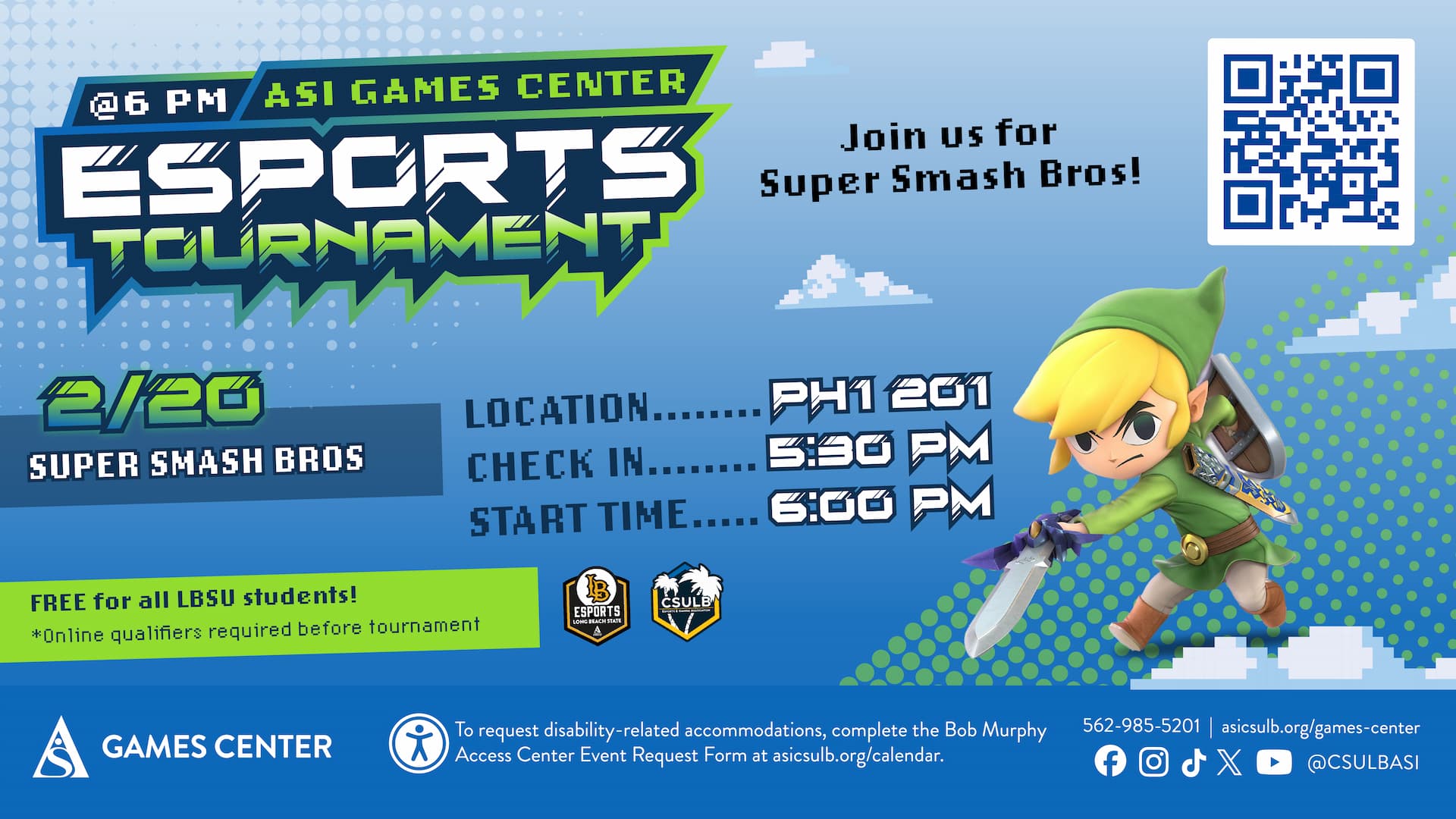 Esports Tournament: Super Smash Bros.