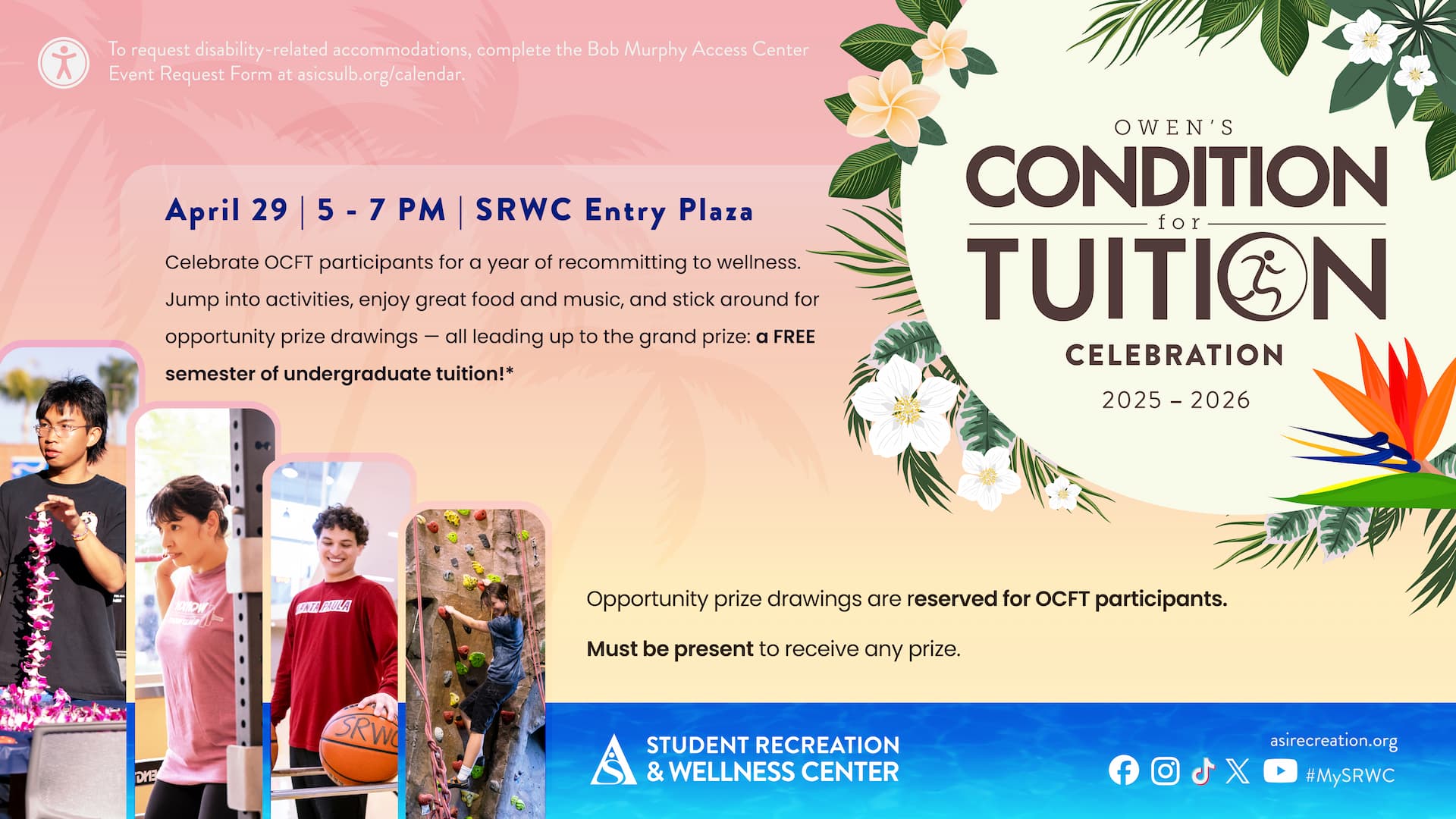 Owen's Condition for Tuition Celebration
