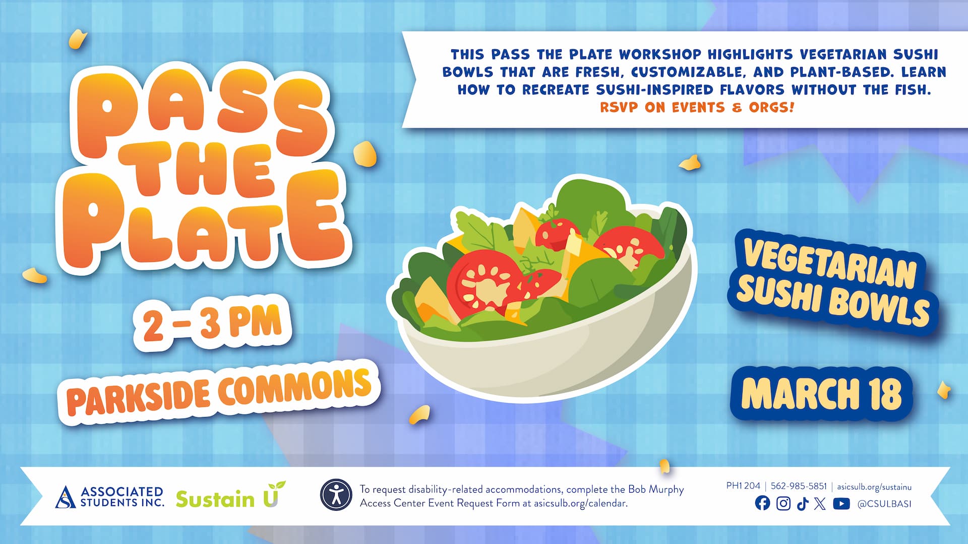 
Pass the Plate: Vegetarian Sushi Bowls