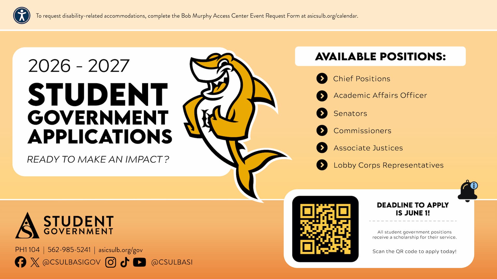 
ASI Student Government Applications

