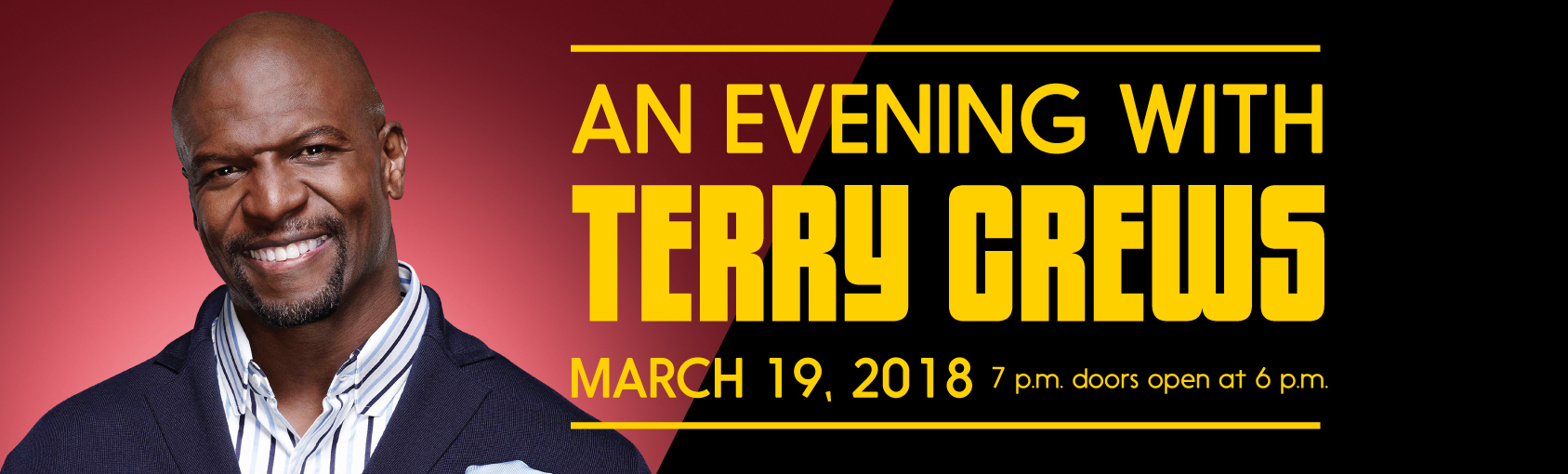 An Evening with Terry Crews banner