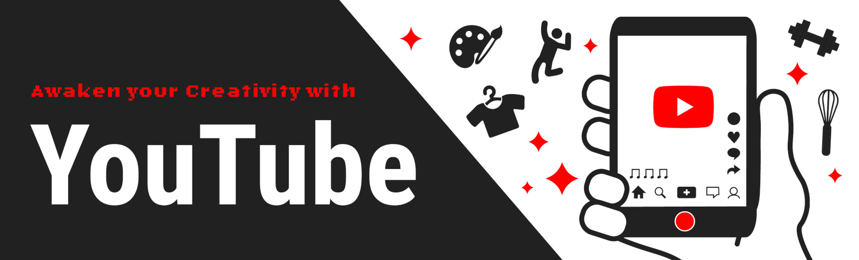 Awaken Your Creativity with YouTube banner