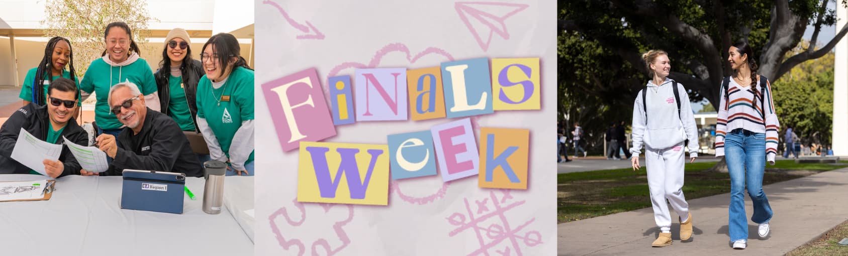 Get energized this Finals Week with Beach Pride Events!