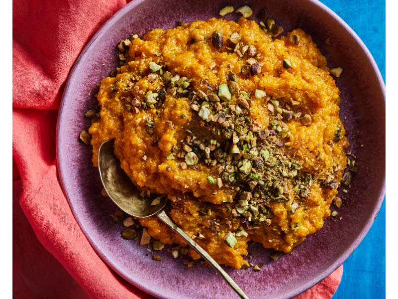 Carrot Halwa in bowl