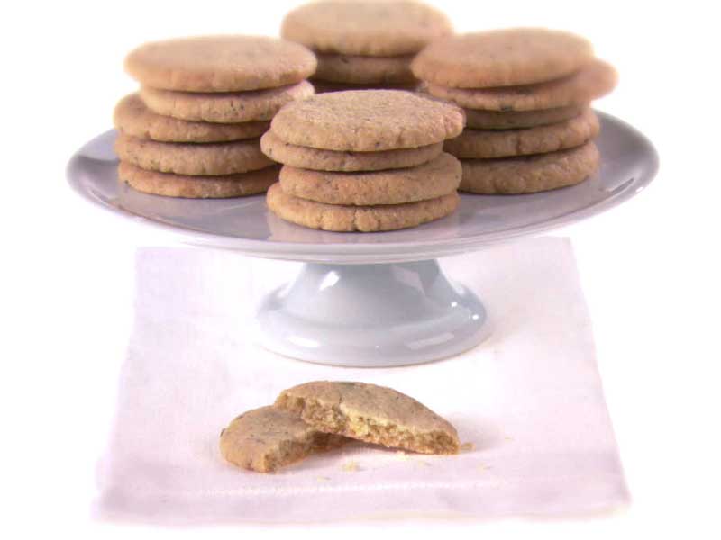 Lavender and Lemon Cookies on a plate