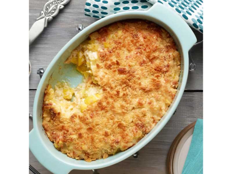 Squash Casserole in bowl